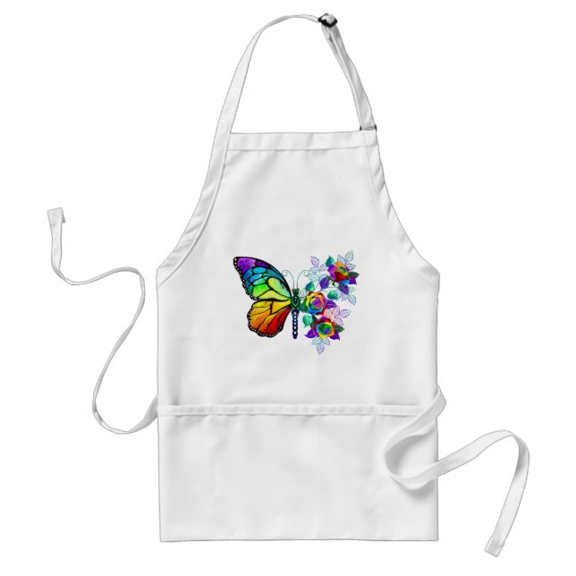 Regenbogenschmetterling Schürze (Vorne)