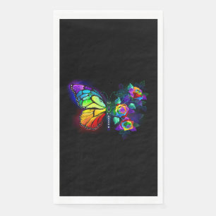 Regenbogenschmetterling Serviette