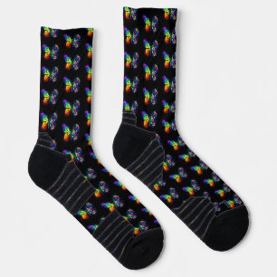 Regenbogenschmetterling Socken