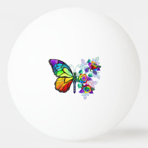 Regenbogenschmetterling Tischtennisball