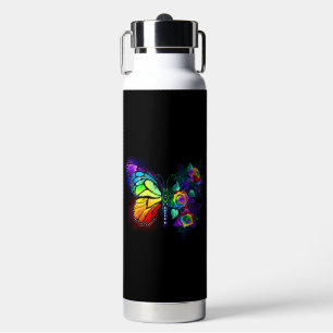 Regenbogenschmetterling Trinkflasche