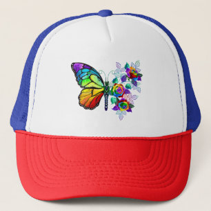 Regenbogenschmetterling Truckerkappe