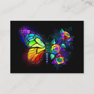 Regenbogenschmetterling Visitenkarte