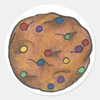 Regenbogenschokolade Chip Cookie Feinschmecker Pri