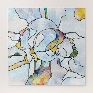 Regenbogenschütze, Buntglaseinheit Puzzle