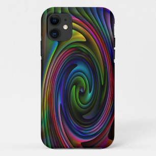 Regenbogenschwenke für das iPhone 11 Hülle