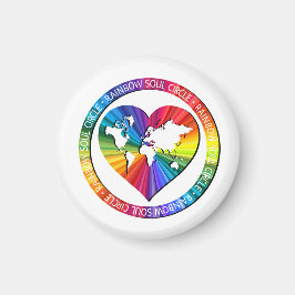 Regenbogenseelenkreis Magnet