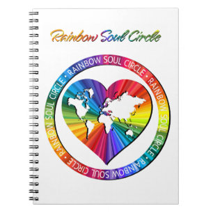 Regenbogenseelenkreis Notizblock