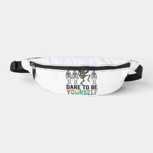 Regenbogenskelett Wage es, du selbst zu sein Vekto Bauchtasche