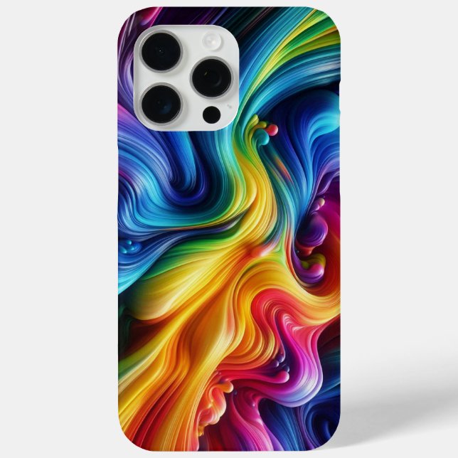 Regenbogenspektrum, Regenbogen-Camouflage, mehrfar Case-Mate iPhone Hülle (Rückseite)
