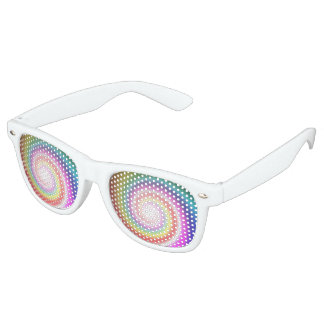 Regenbogenspiralschirme aus Party Sonnenbrille