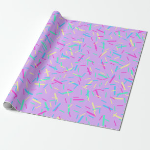 Regenbogensprinklerpapier Geschenkpapier