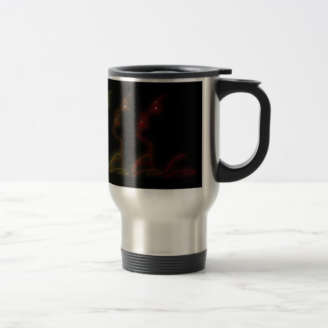Regenbogenstolz Reise-Tasse Reisebecher (Rechts)