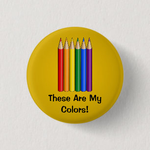 Regenbogenstolz zeichnet Knopf an Button