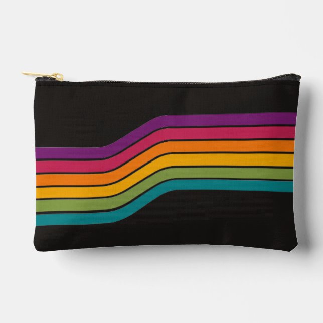 Regenbogenstraße Zubehörtasche (Vorderseite)
