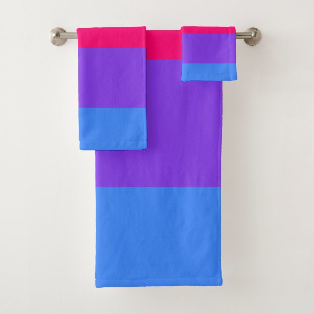 Regenbogenstreifen Badhandtuch Set (Insitu)