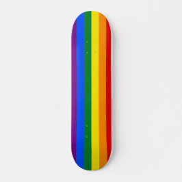 Regenbogenstreifen Custom Skateboard
