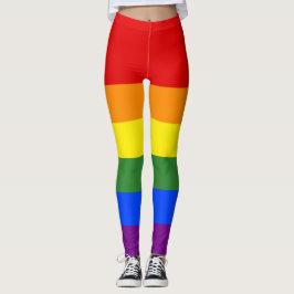 Regenbogenstreifen für LGBT Leggings