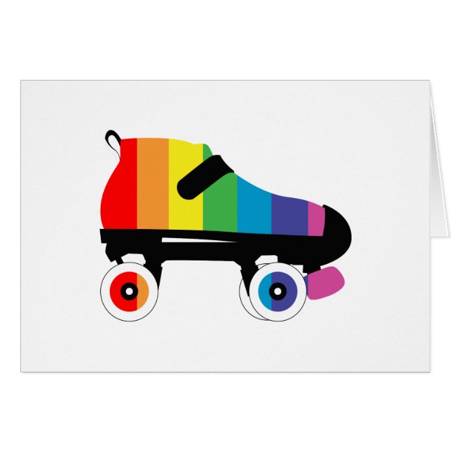 Regenbogenstreifen für Roller-Skate (Vorderseite (Horizontal))