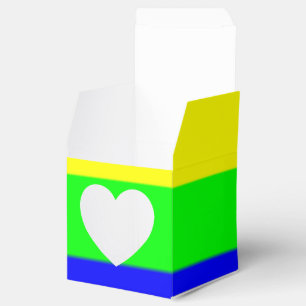 Regenbogenstreifen Geschenkschachtel
