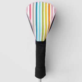 Regenbogenstreifen Golf Headcover