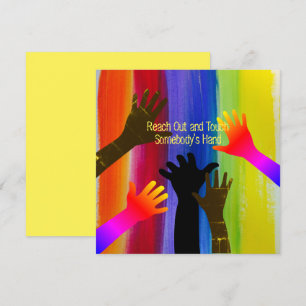 Regenbogenstreifen (Hände)