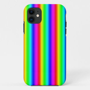 Regenbogenstreifen iPhone Hülle Cover