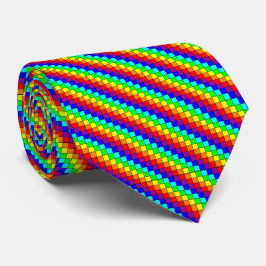 Regenbogenstreifen - Krawatte