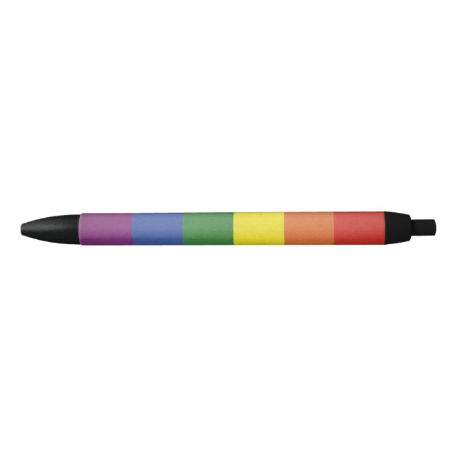 Regenbogenstreifen Kugelschreiber (Vorderseite)