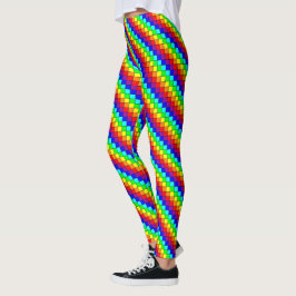 Regenbogenstreifen - Leggings