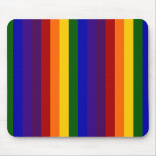 Regenbogenstreifen Mousepad