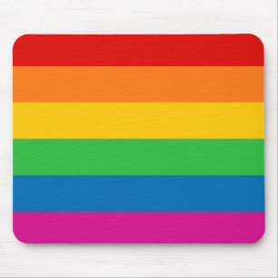Regenbogenstreifen Mousepad