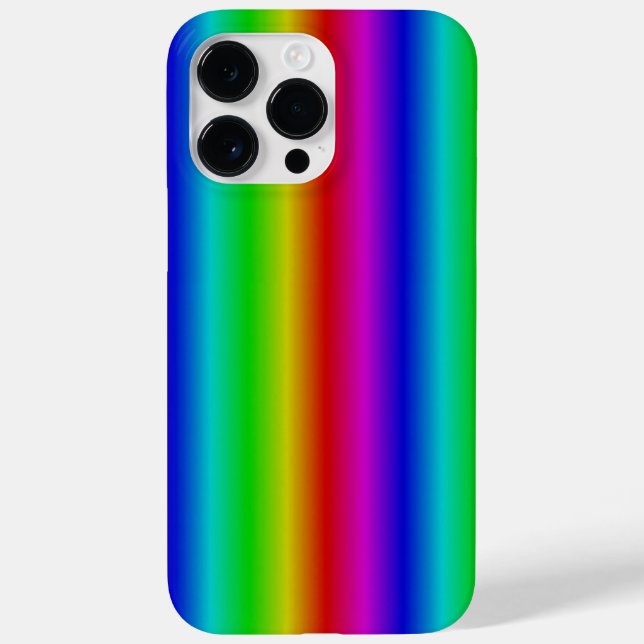 Regenbogenstreifen - Muster Case-Mate iPhone Hülle (Rückseite)