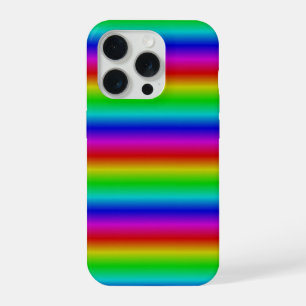 Regenbogenstreifen - Muster iPhone 15 Pro Hülle