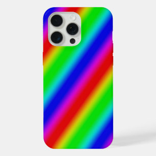 Regenbogenstreifen - Muster iPhone 15 Pro Max Hülle