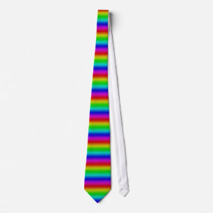 Regenbogenstreifen - Muster Krawatte