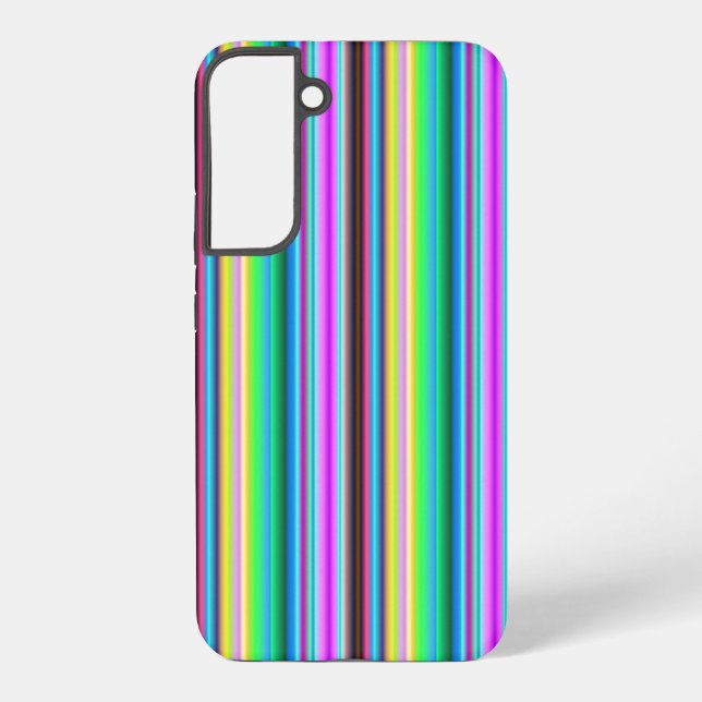 Regenbogenstreifen - Muster Samsung Galaxy Hülle (Rückseite)