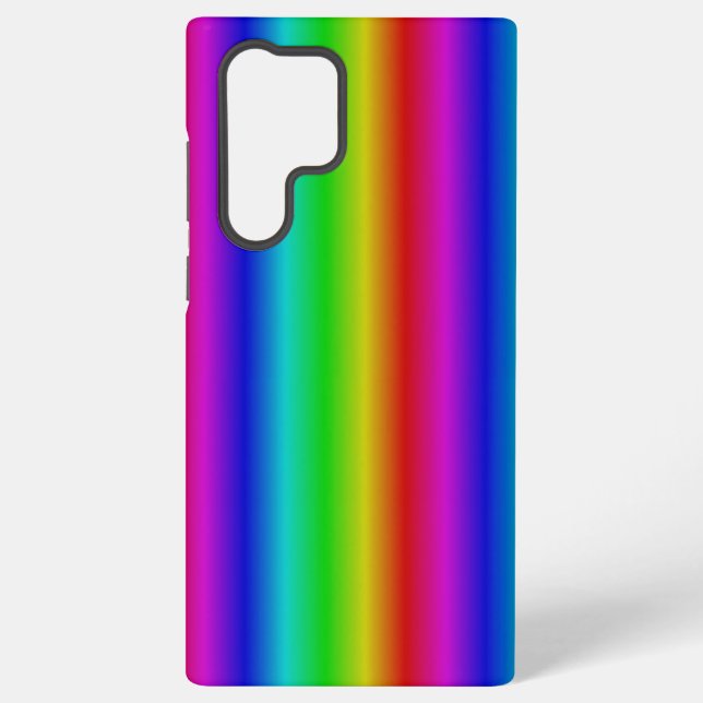 Regenbogenstreifen - Muster Samsung Galaxy Hülle (Rückseite)