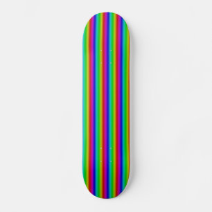 Regenbogenstreifen - Muster Skateboard