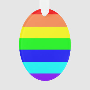 Regenbogenstreifen Ornament