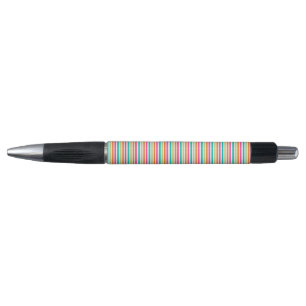 Regenbogenstreifen Retrospass-Muster Kugelschreiber