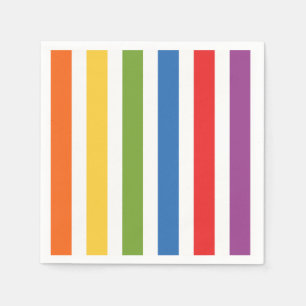 Regenbogenstreifen serviette