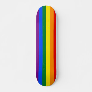 Regenbogenstreifen Skateboard