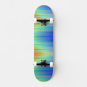Regenbogenstreifen Skateboard