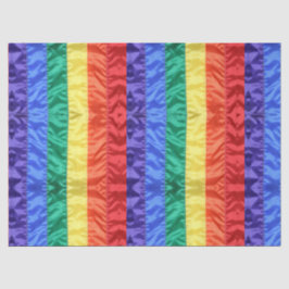 Regenbogenstreifen unter Regenbogenflagge LGBT LGB Seidenpapier