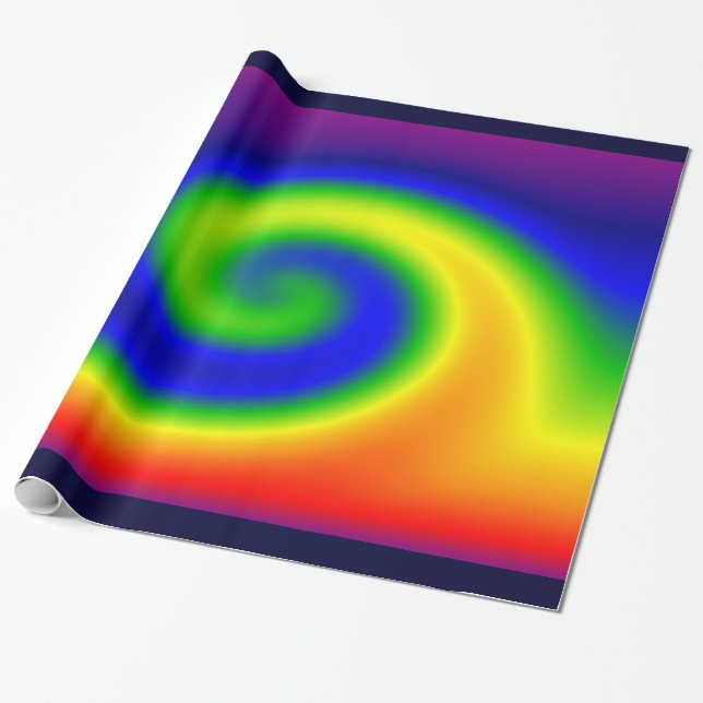 RegenbogenSurf Geschenkpapier (Ungerollt)