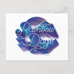 Regenbogentage / Postkarte