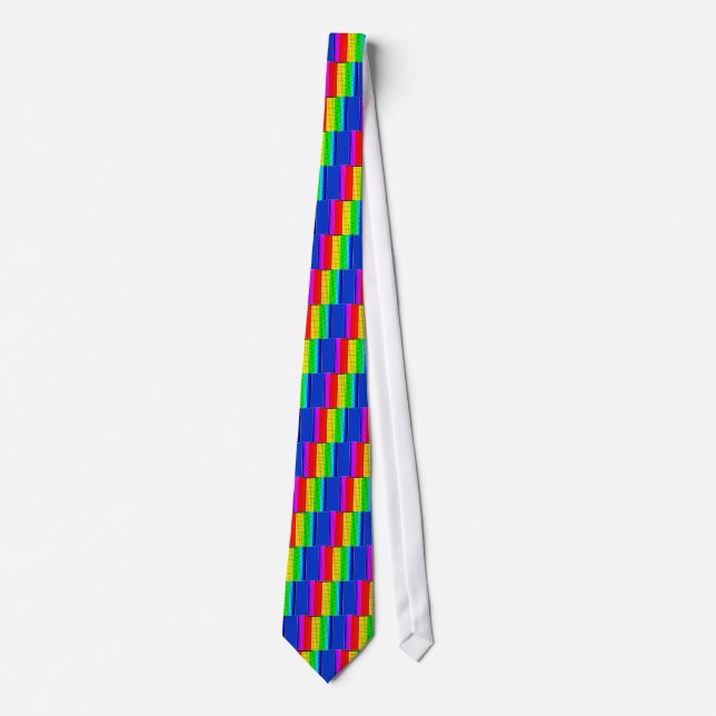 Regenbogentäuschung Krawatte (Vorderseite)