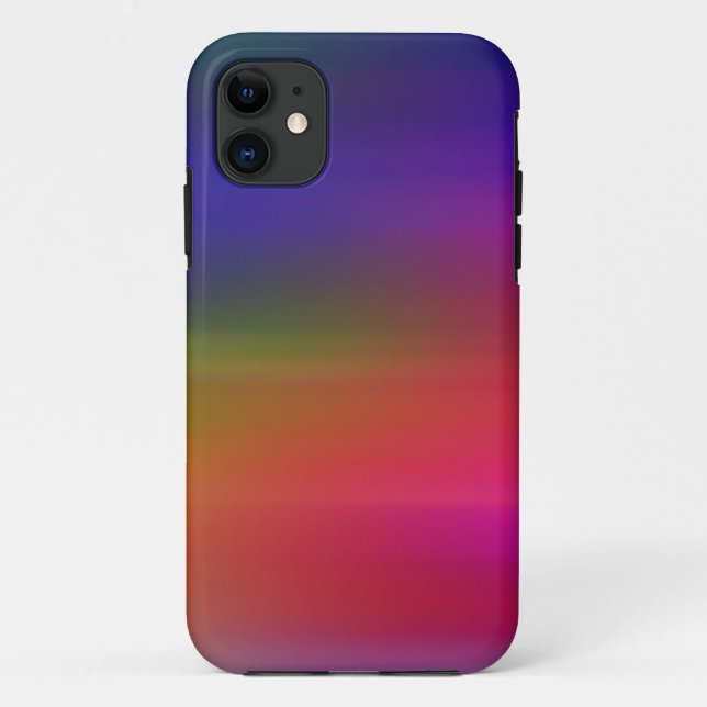 Regenbogentextur iPhone Gehäuse Case-Mate iPhone Hülle (Rückseite)