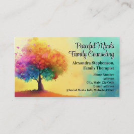 Regenbogentherapie Psychotherapie Visitenkarte